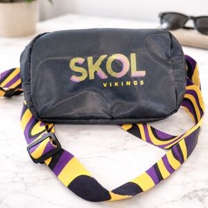 SKOL Vikings Fanny Pack Belt Bag Purple Yellow NFL (2 Available)